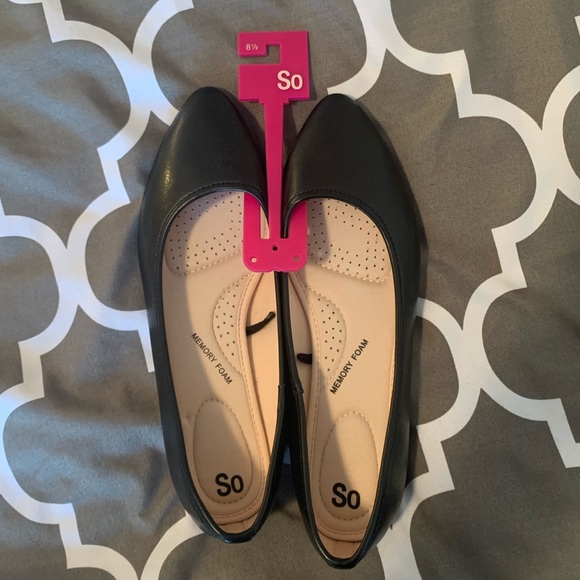 NWOT Black Flats